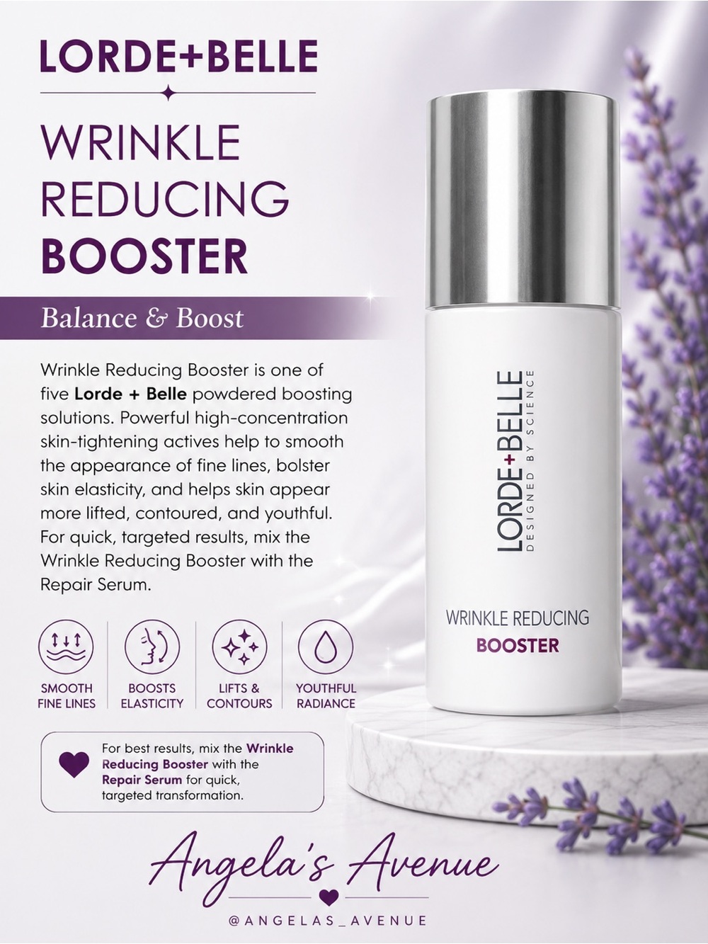 Lorde and Belle Wrinkle Reducing Booster